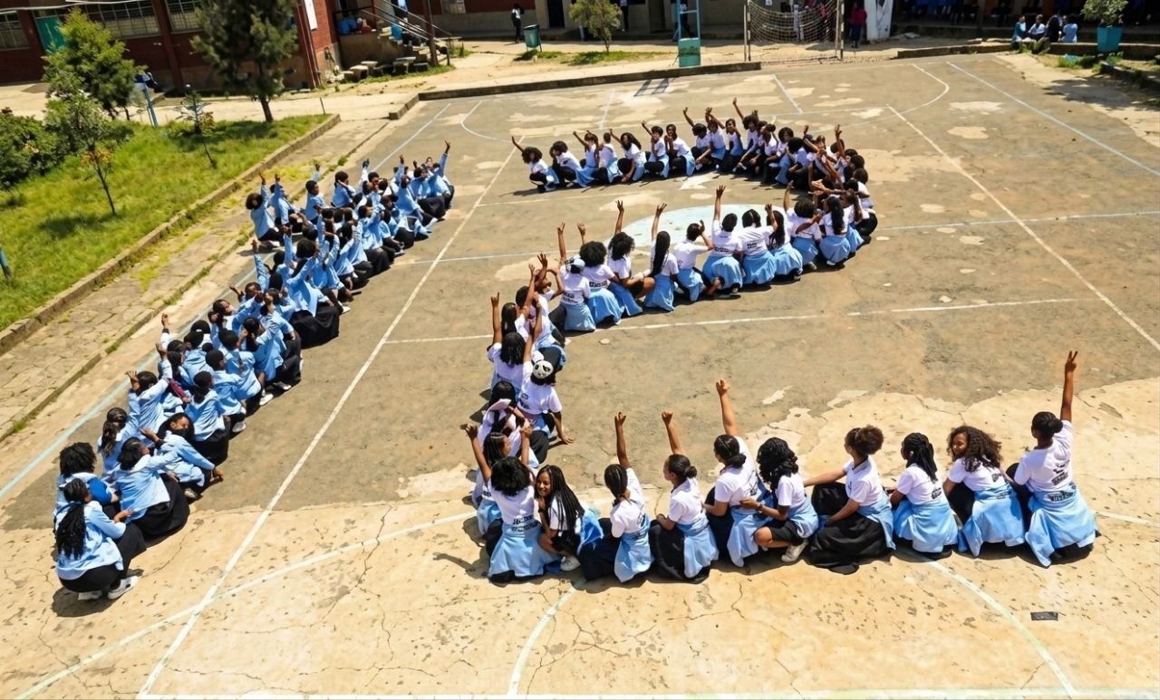 Students at Bethel Mekane Yesus School